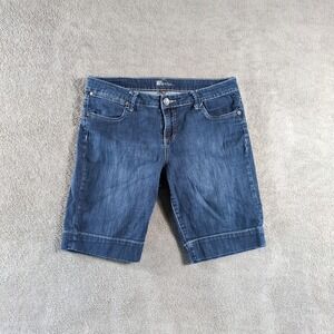 KUT from the Kloth Womens‎ Blue Denim Bermuda Shorts Size 8